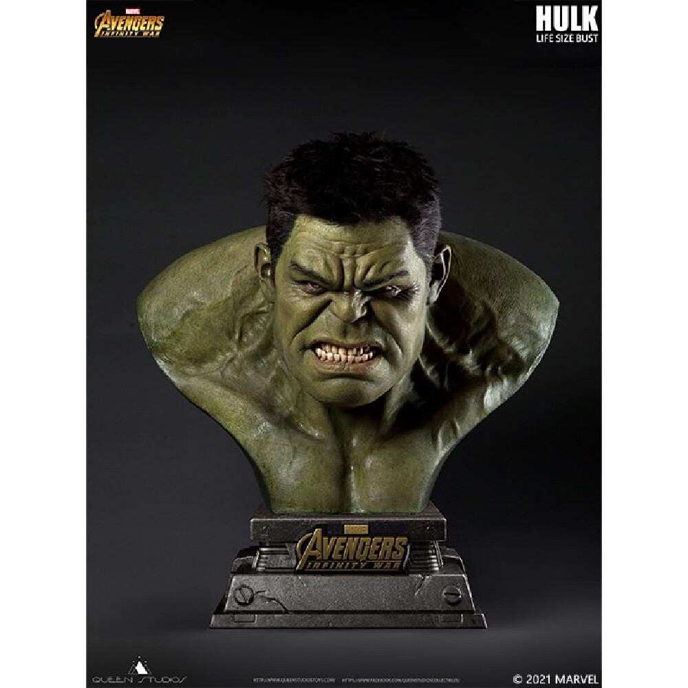 

Бюст Queen Studios Marvel, Hulk 1:1 Lifesize, 66 см