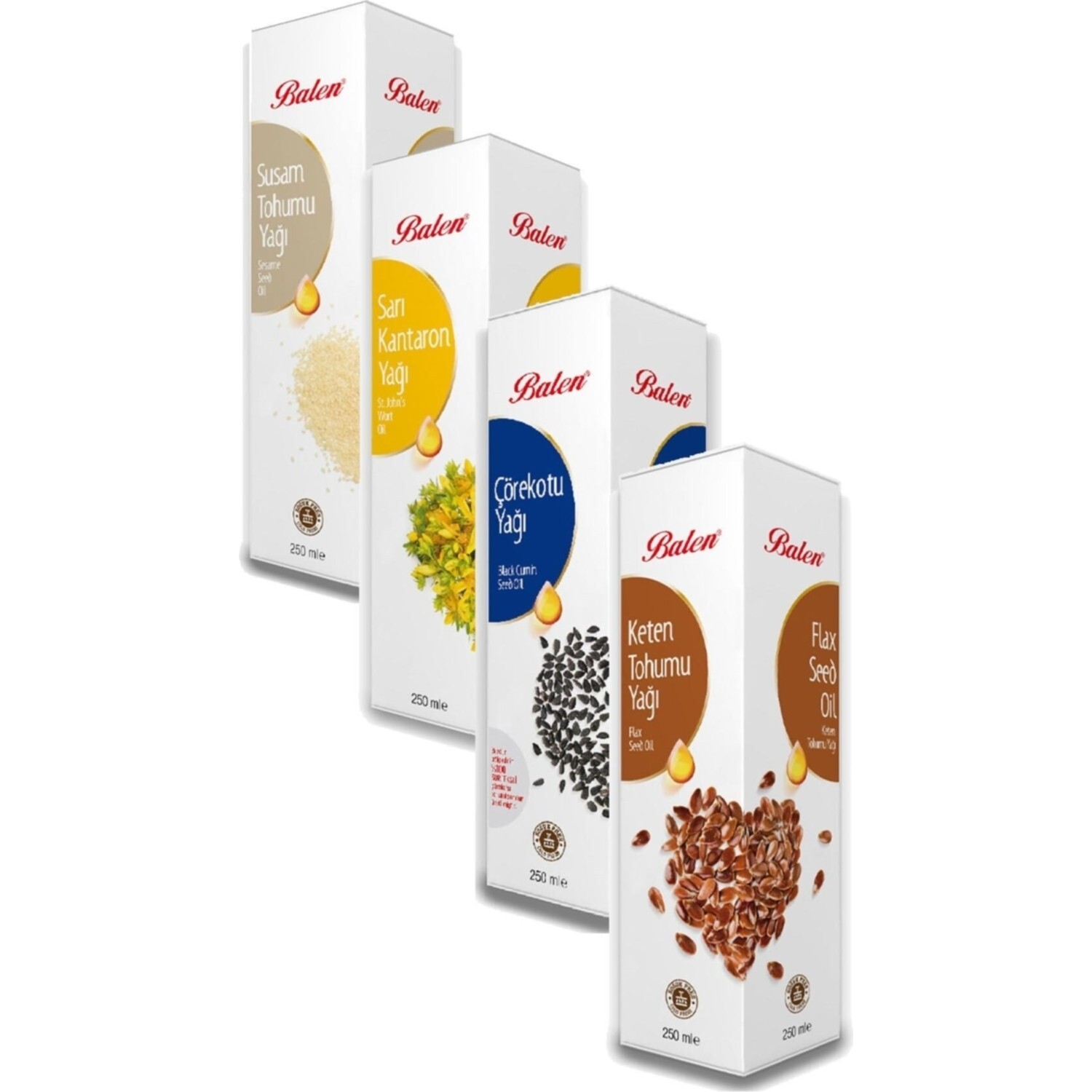 

Balenine 250 мл Масло черного тмина, льняного семени, кунжута, желтого зверобоя