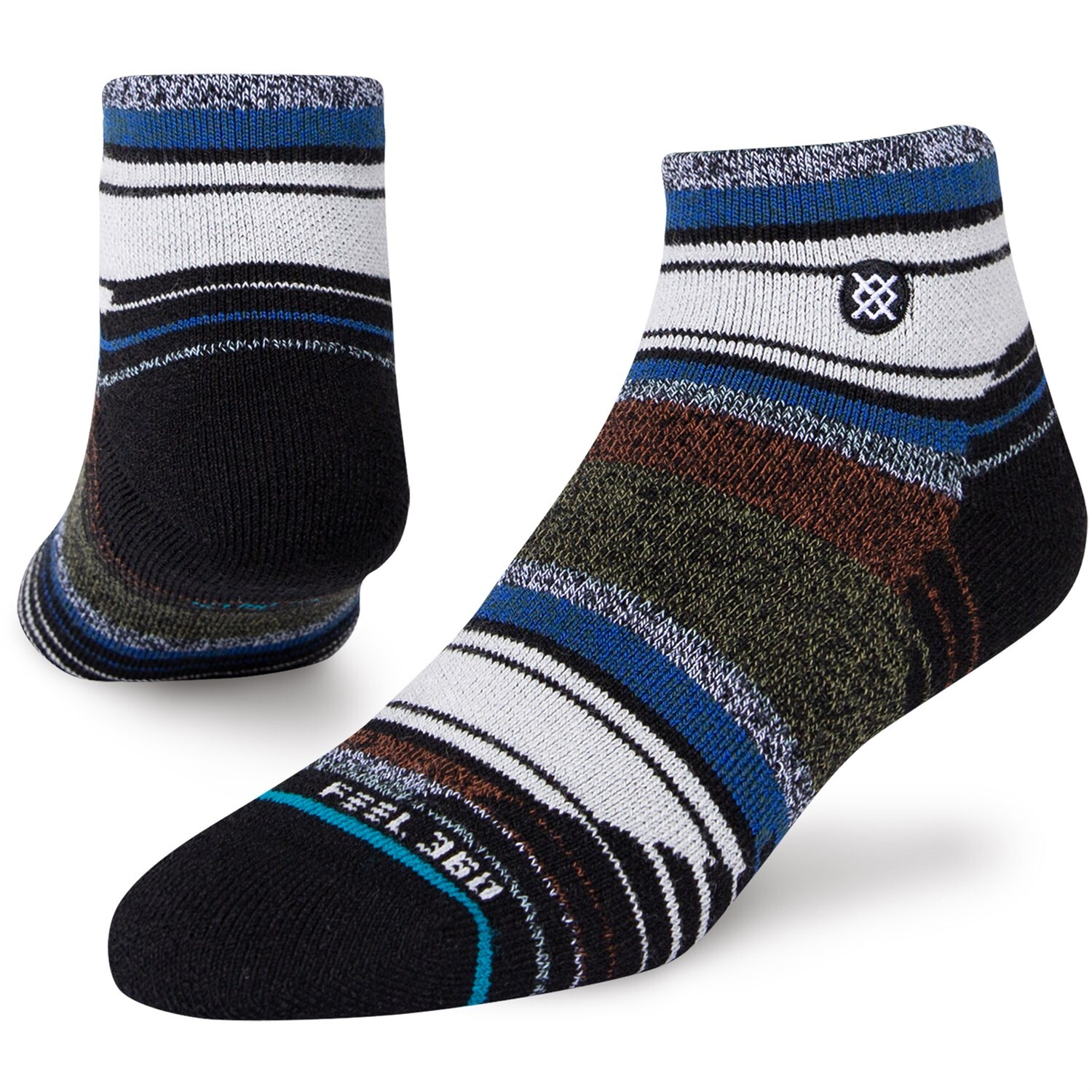 

Носки Stance Troposphere Quarter, черный