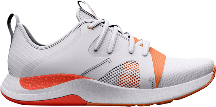 

Кроссовки Under Armour Wmns Charged Breathe Lace TR White Orange Tropic, белый