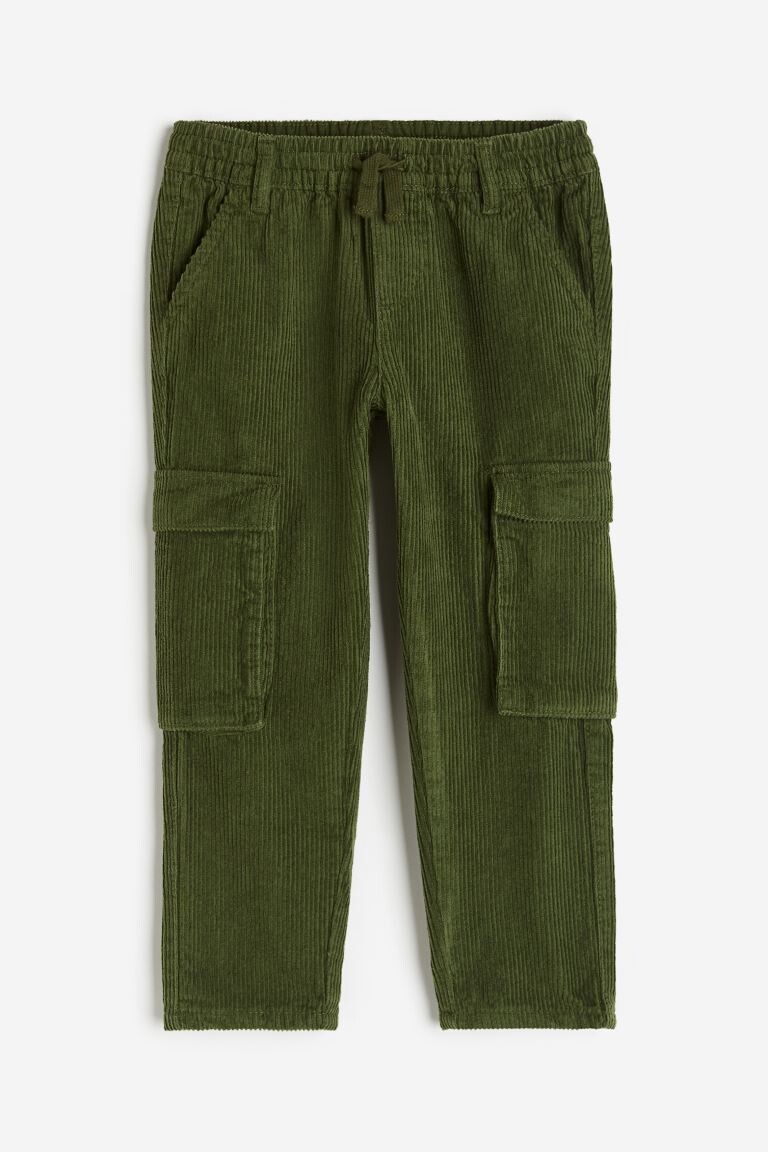 

Вельветовые брюки-карго на подкладке H&M