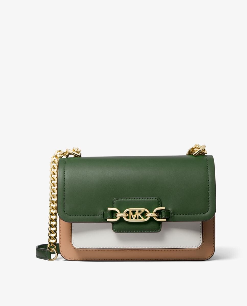 

Разноцветная кожаная сумка через плечо Heather Michael Michael Kors, мультиколор