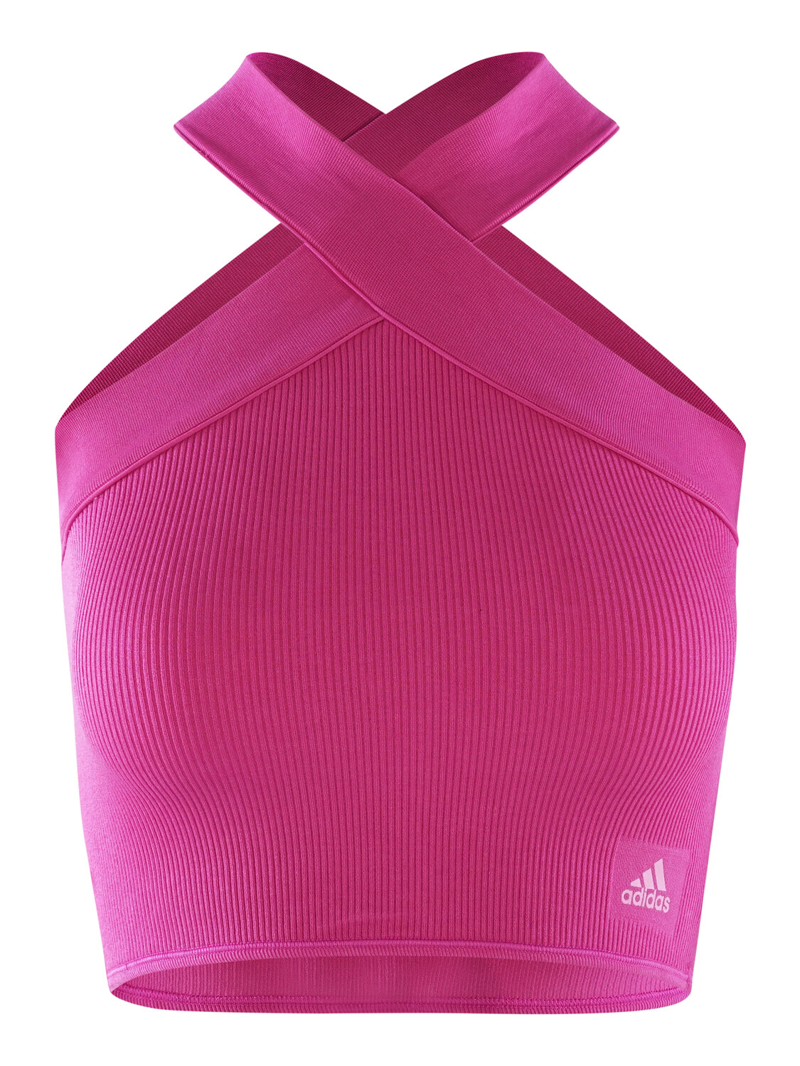 

Бюстье adidas HALTER BRALETTE, цвет beere