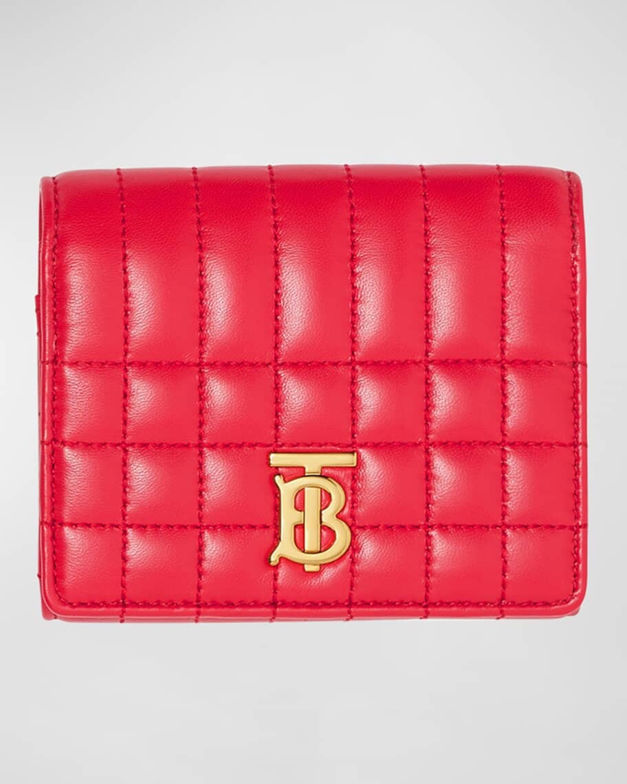 

Компактный стеганый бумажник в клетку Lola Trifold Burberry