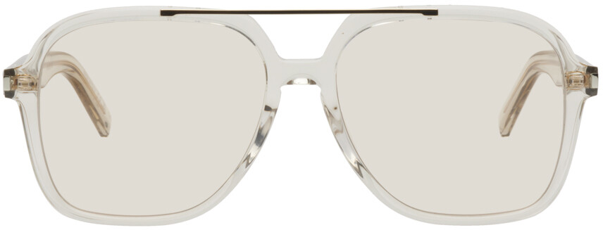 

Бежевые солнцезащитные очки SL 545 Saint Laurent