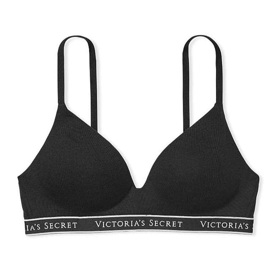 

Бюстгальтер Victoria's Secret T-Shirt Lightly Lined Wireless, черный