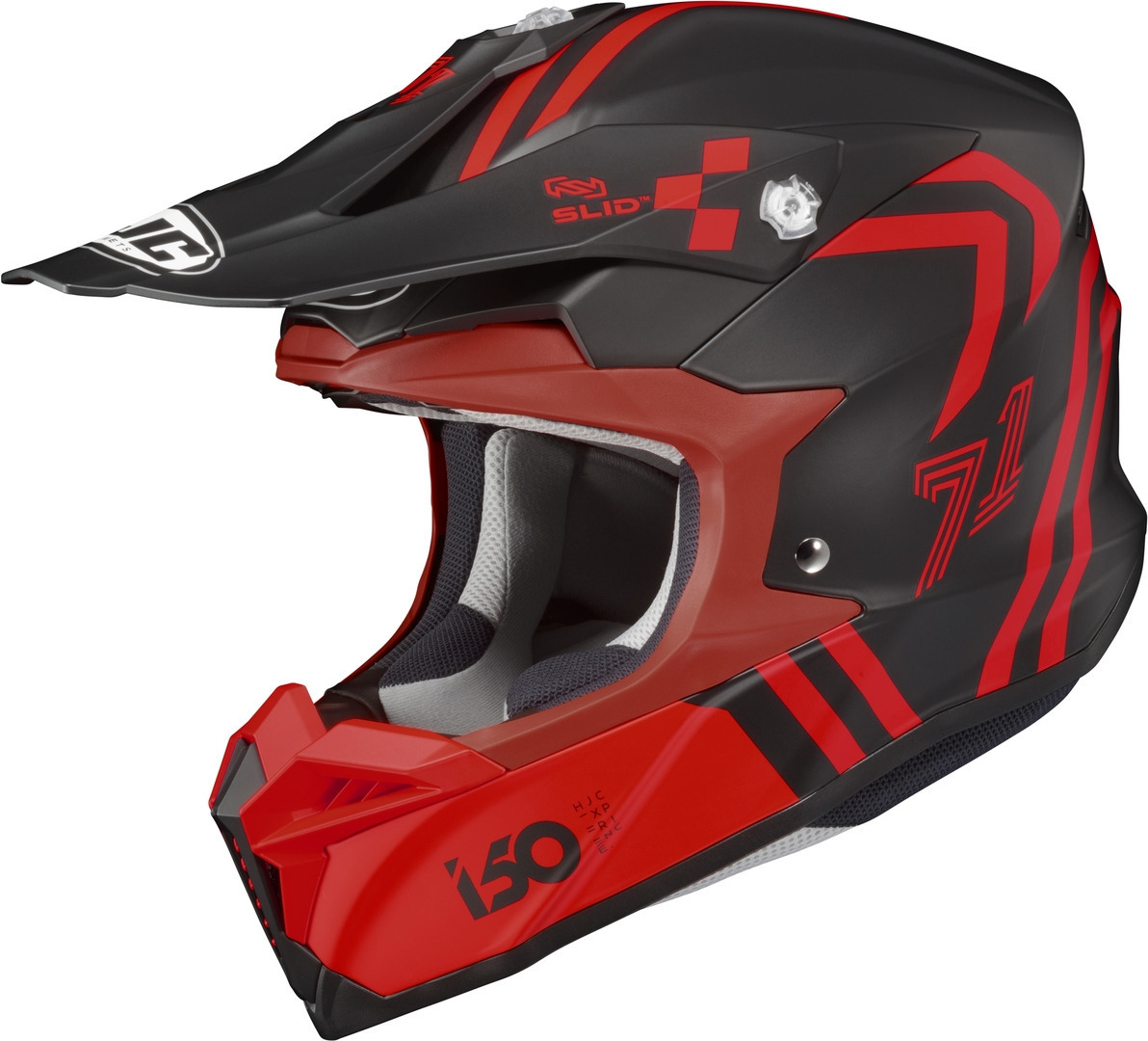 Шлем HJC i50 Hex для мотокросса, черный/красный шлем hjc i50 tona для мотокросса черный красный