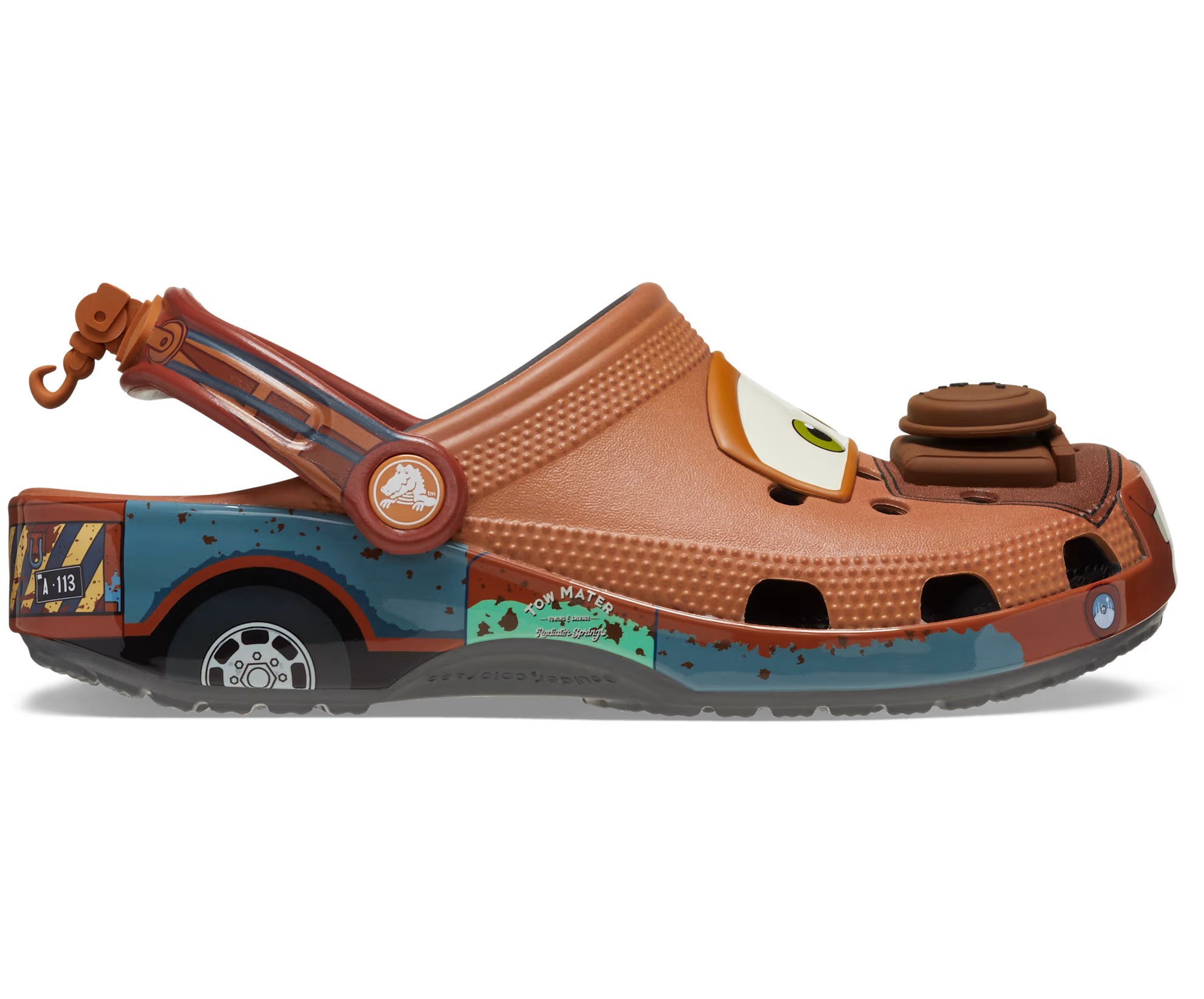 Сабо Crocs Classic Disney And Pixar Cars, коричневый