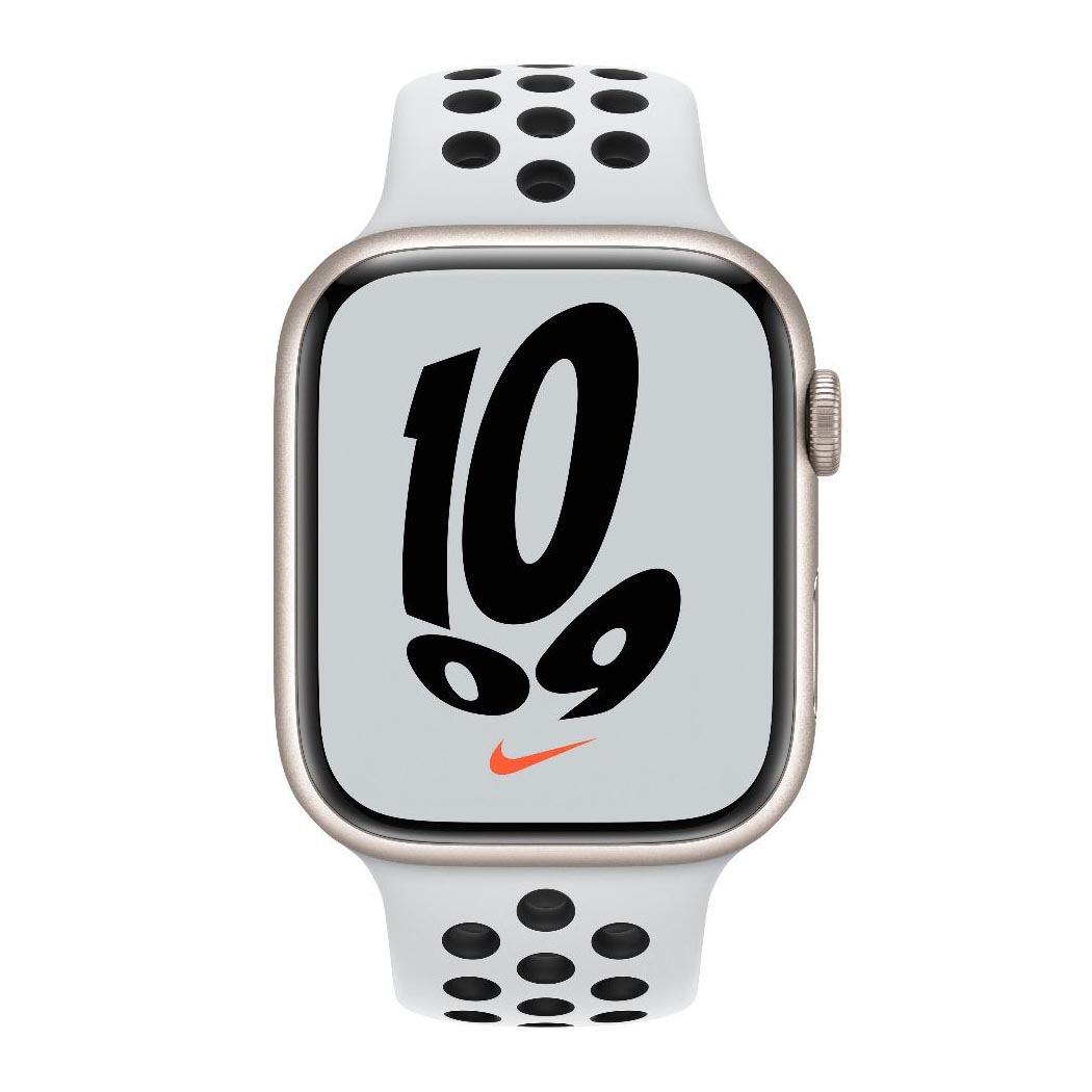 Умные часы Apple Watch Nike Series (GPS+Cellular), 45 mm, Starlight  Aluminium Case/Pure Platinum\Black Nike Sport – купить по выгодным ценам с  доставкой из-за рубежа через сервис
