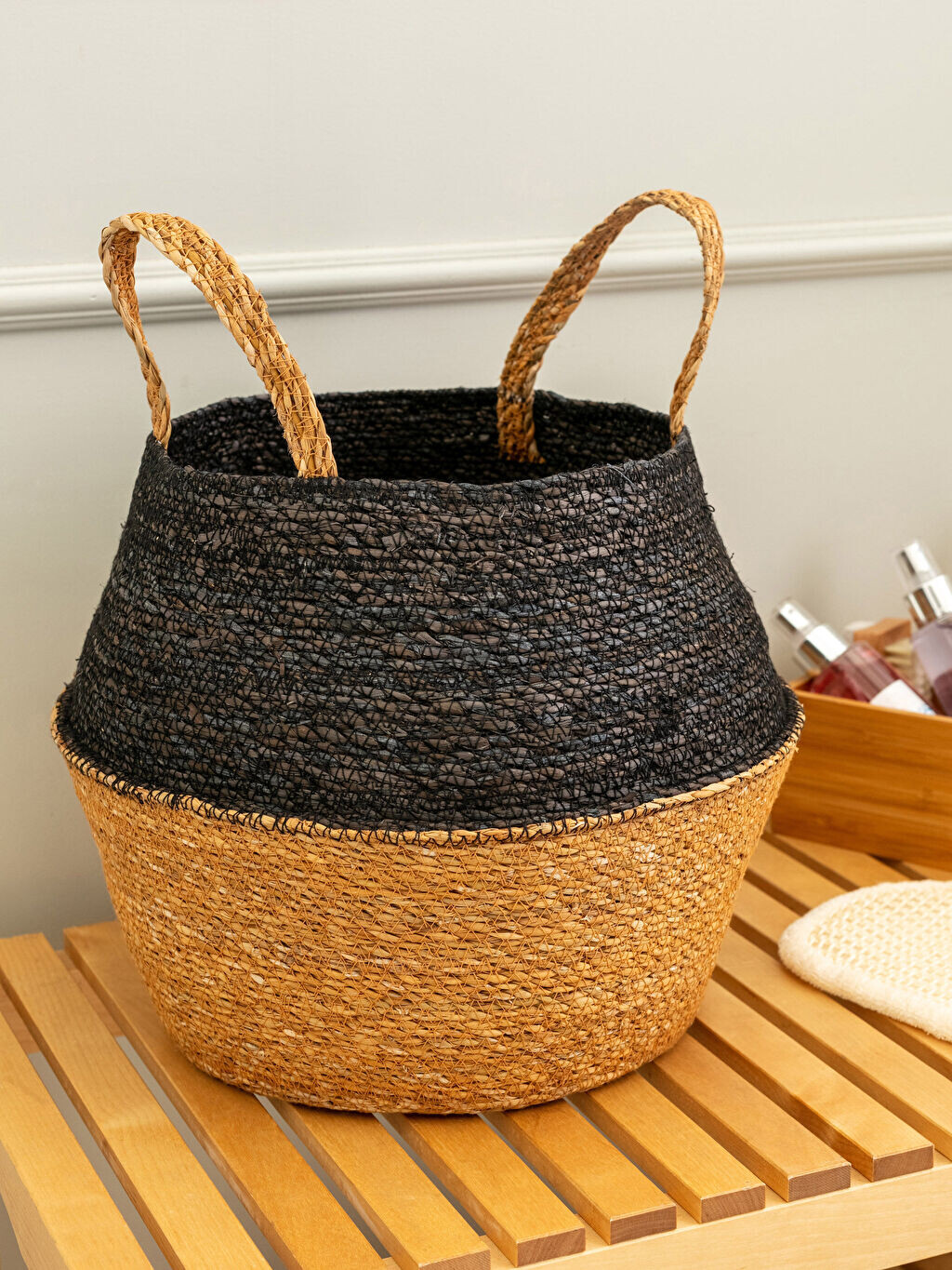 

Органайзер Color Block Плетеная корзина 24x32 см LCW Home