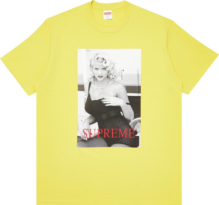 Футболка Supreme Anna Nicole Smith Tee 'Lemon', желтый - фото