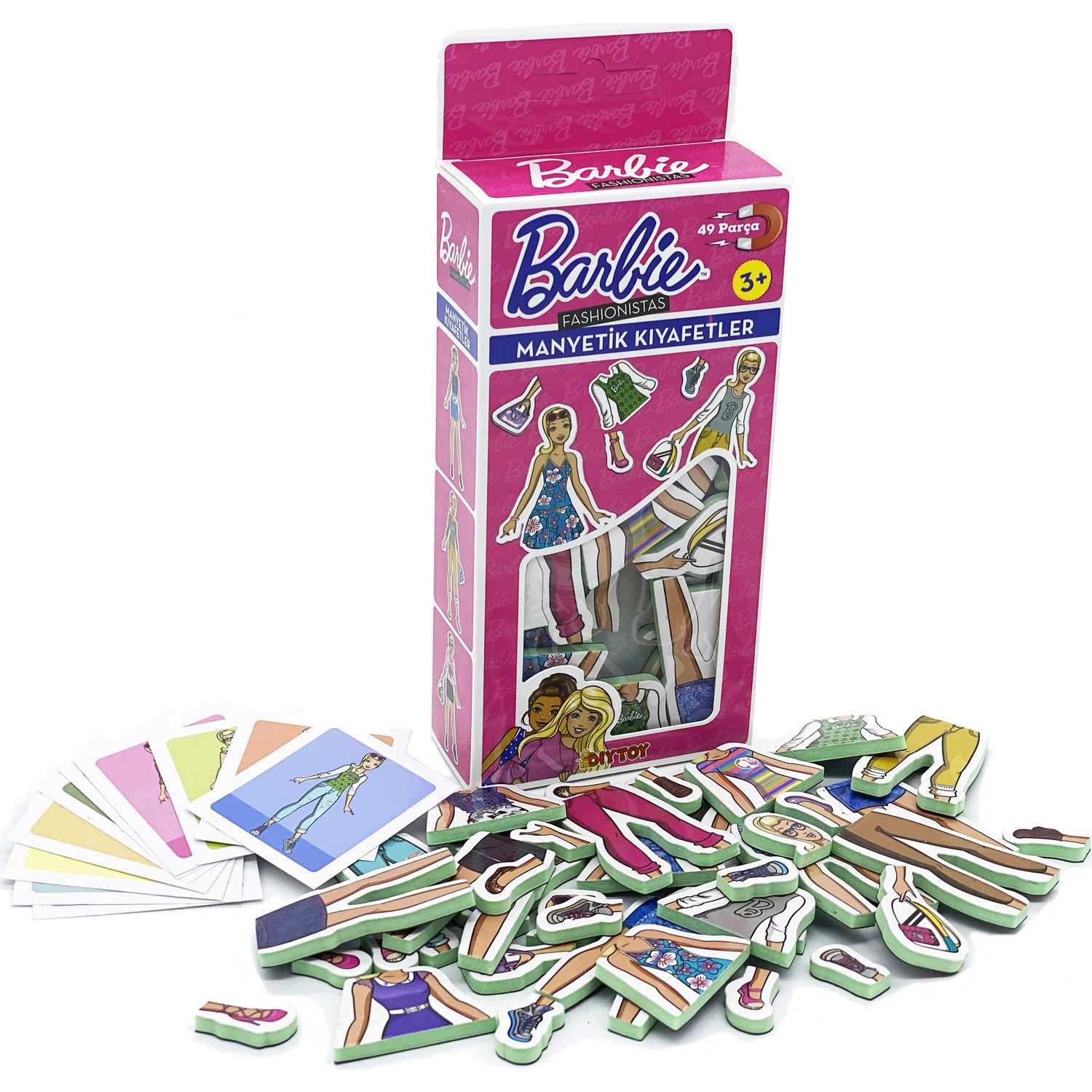 цена Игровой набор Barbie одежда на магните