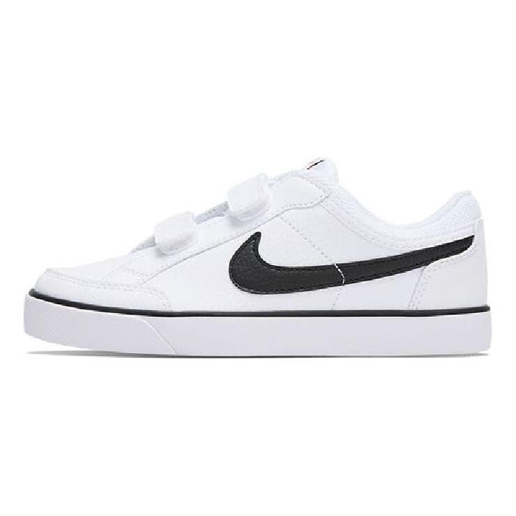

Кроссовки Nike Capri 3 LTR Leather White Black, черный/белый