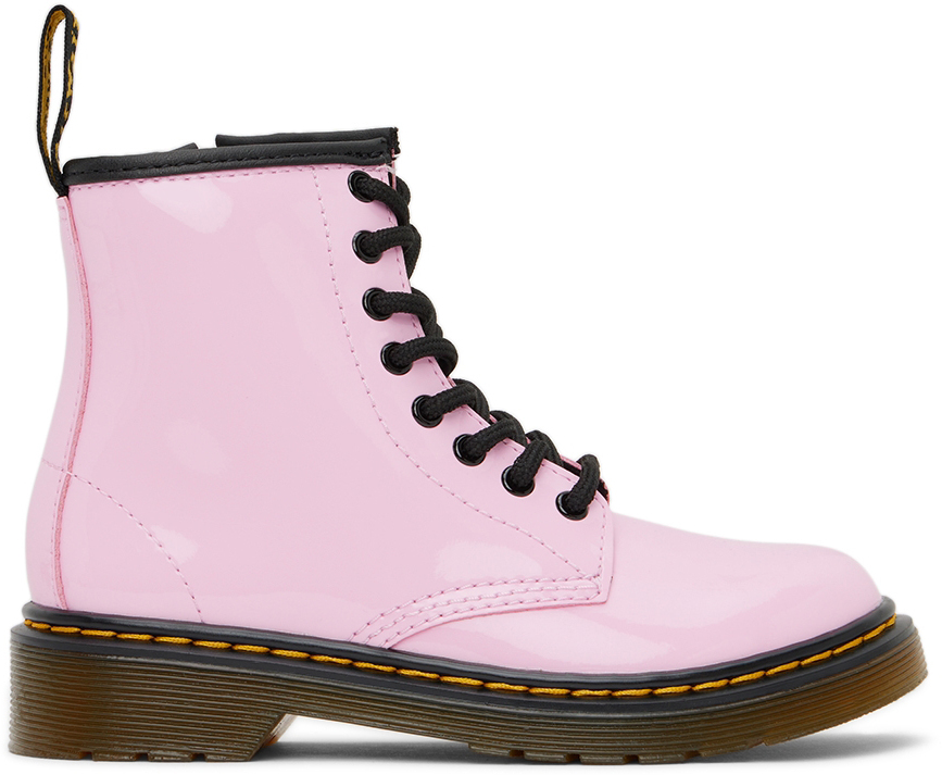 

Kids Pink 1460 Ботинки для больших детей Dr. Martens