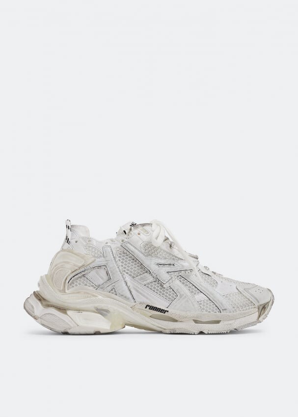 

Кроссовки BALENCIAGA Runner sneakers, белый