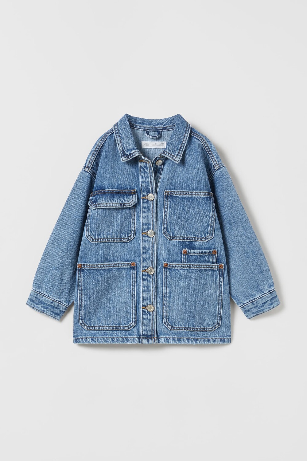 

Джинсовая куртка ZARA, синий