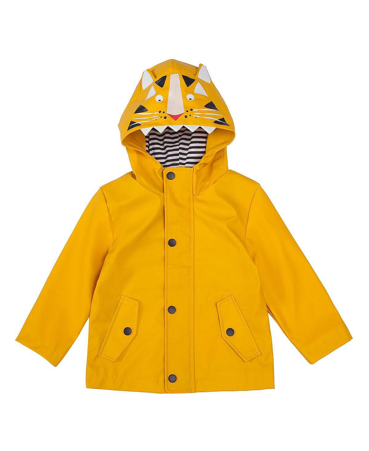 Дождевик для маленьких и больших мальчиков Куртка Tiger Rokka&Rolla цена и фото