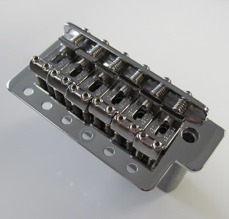 Бридж Fender LEFT HAND Mexico Standard Stratocaster Tremolo 0071016000 Lefty LH  Big Block Vintage Strat Tremolo Bridge 007-1016-000 - фото