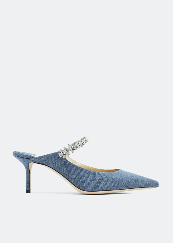 

Мюли JIMMY CHOO Bing 65 mules, синий