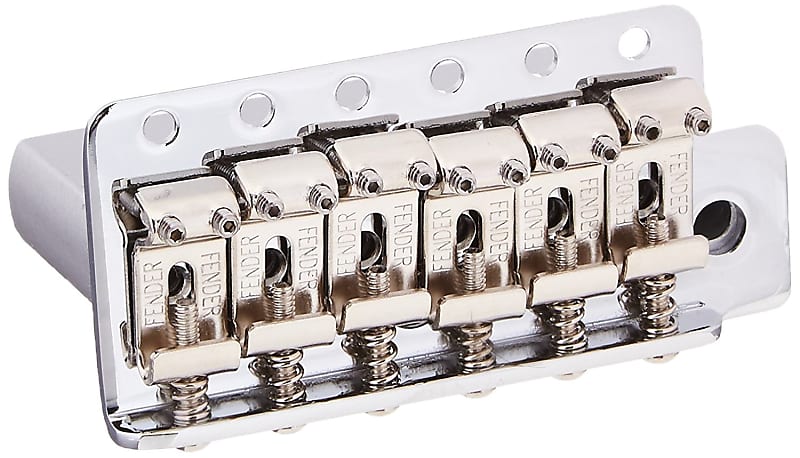 Подлинный бридж Fender MIM Classic/Highway-1 Stratocaster Tremolo - CHROME 005-4619-000 - фото