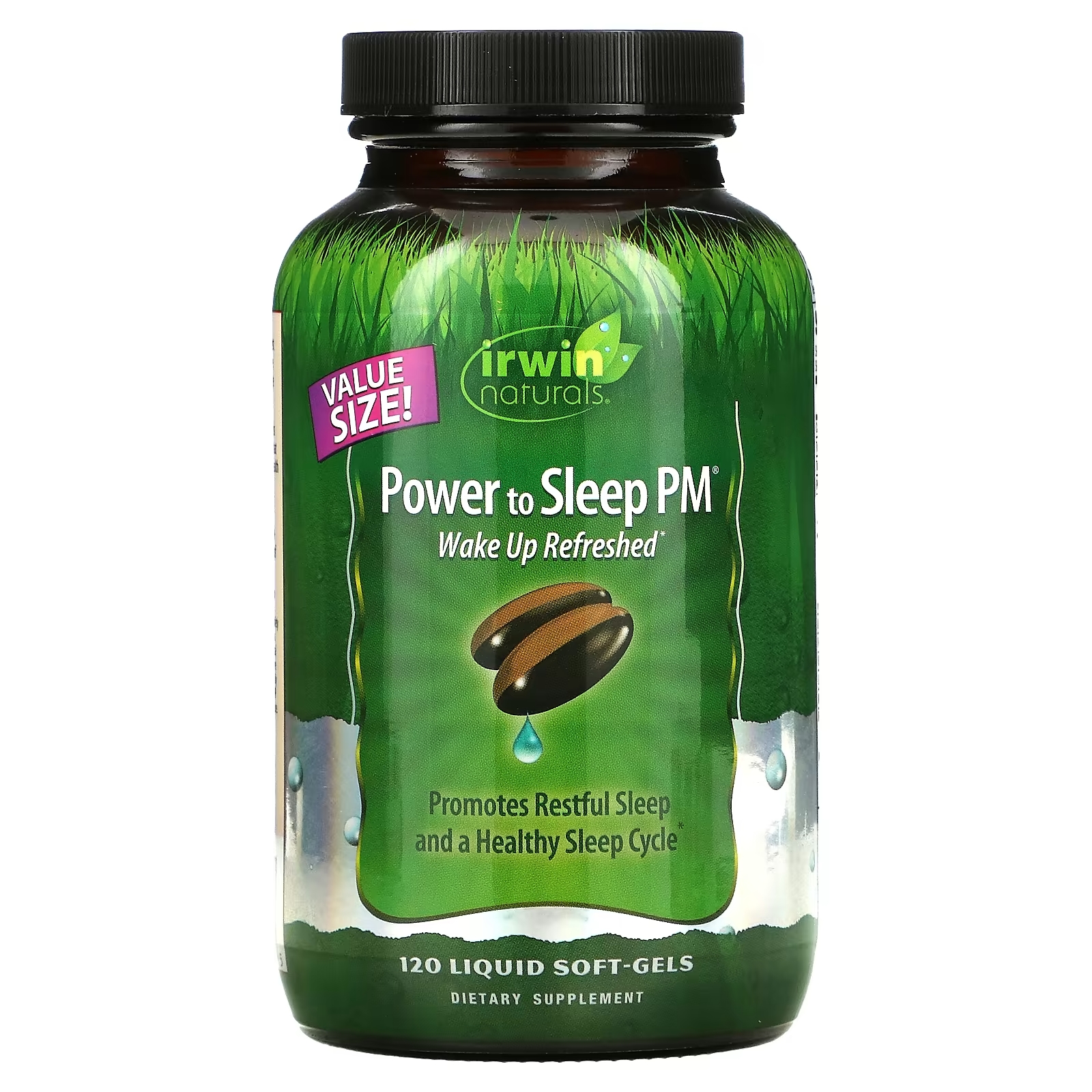 Снотворное Irwin Naturals Power to Sleep, 120 мягких капсул irwin naturals power to sleep pm успокаивающее 60 капсул с жидкостью