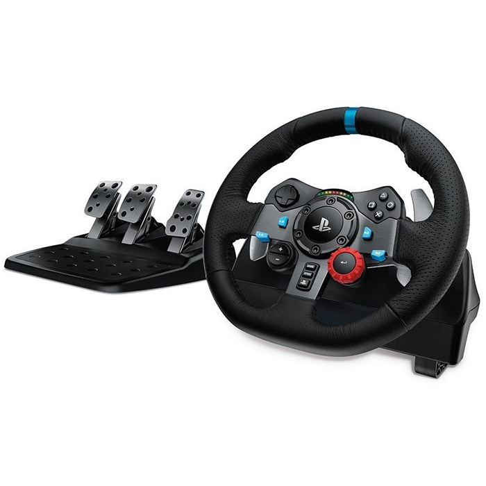 Руль Logitech G29 для PS3/PS4, черный - фото