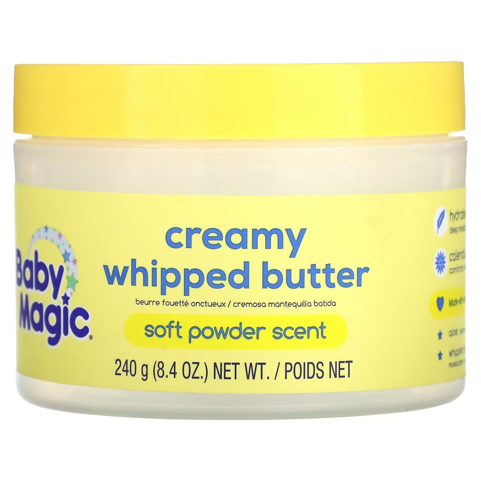 Мягкий порошок со взбитым маслом Baby Magic Creamy, 8,4 унции (240 г) slimfast meal keto со взбитым арахисовым маслом и шоколадом 5 пакетиков по 42 г 1 48 унции