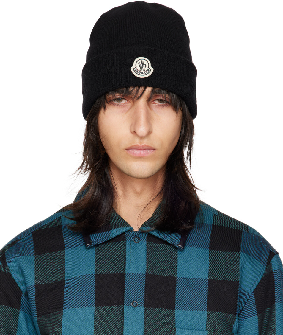 

7 Черная шапка Moncler FRGMT Hiroshi Fujiwara Moncler Genius