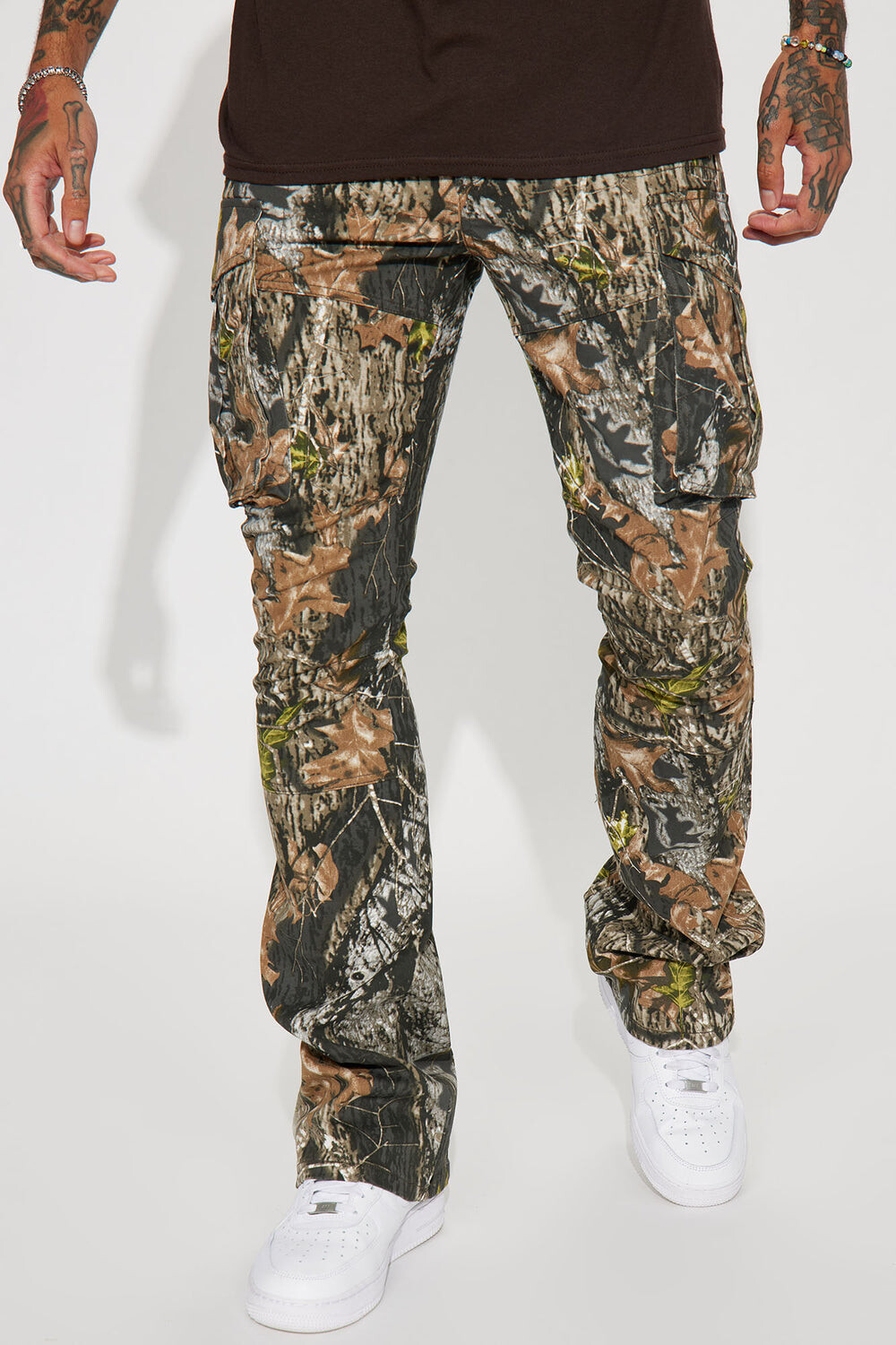 

Брюки карго Fashion Nova SM23B523, кэмел