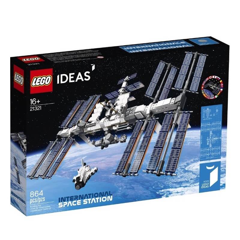Конструктор Международная Космическая Станция 21321 LEGO Ideas конструктор lego ideas 92176 ракетно космическая система наса сатурн 5 аполлон 1969 дет