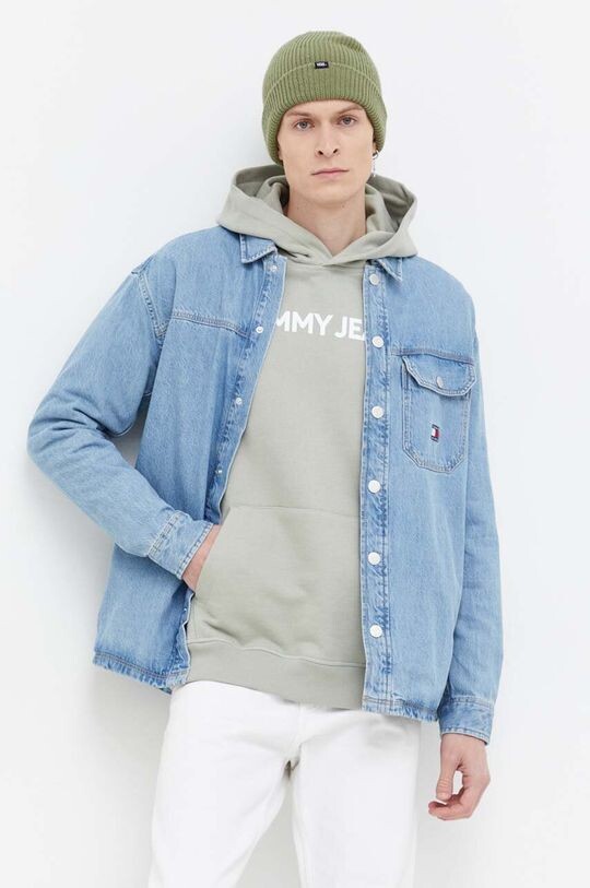 

Джинсовая рубашка Tommy Jeans, синий