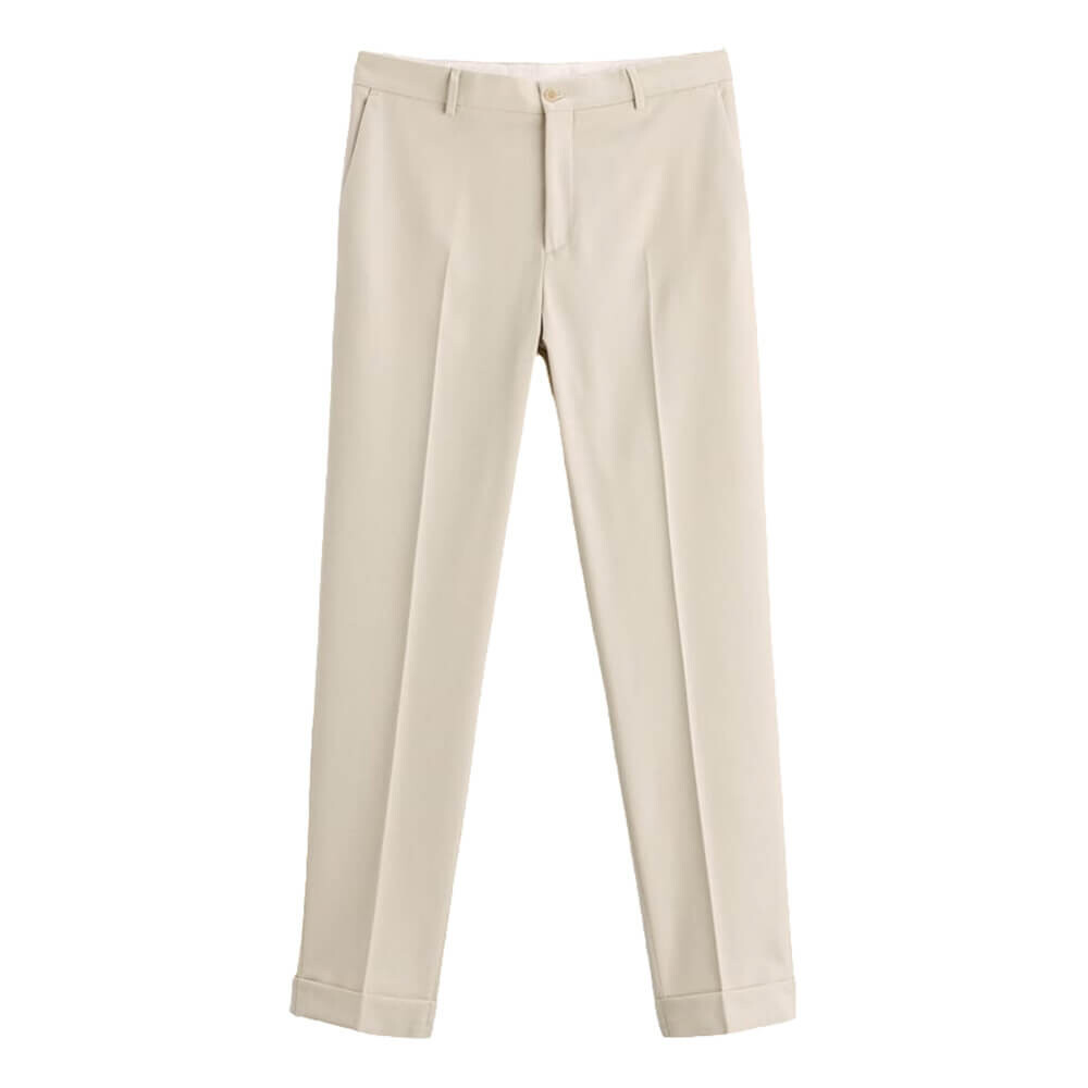 

Брюки Zara Textured Suit, бежевый