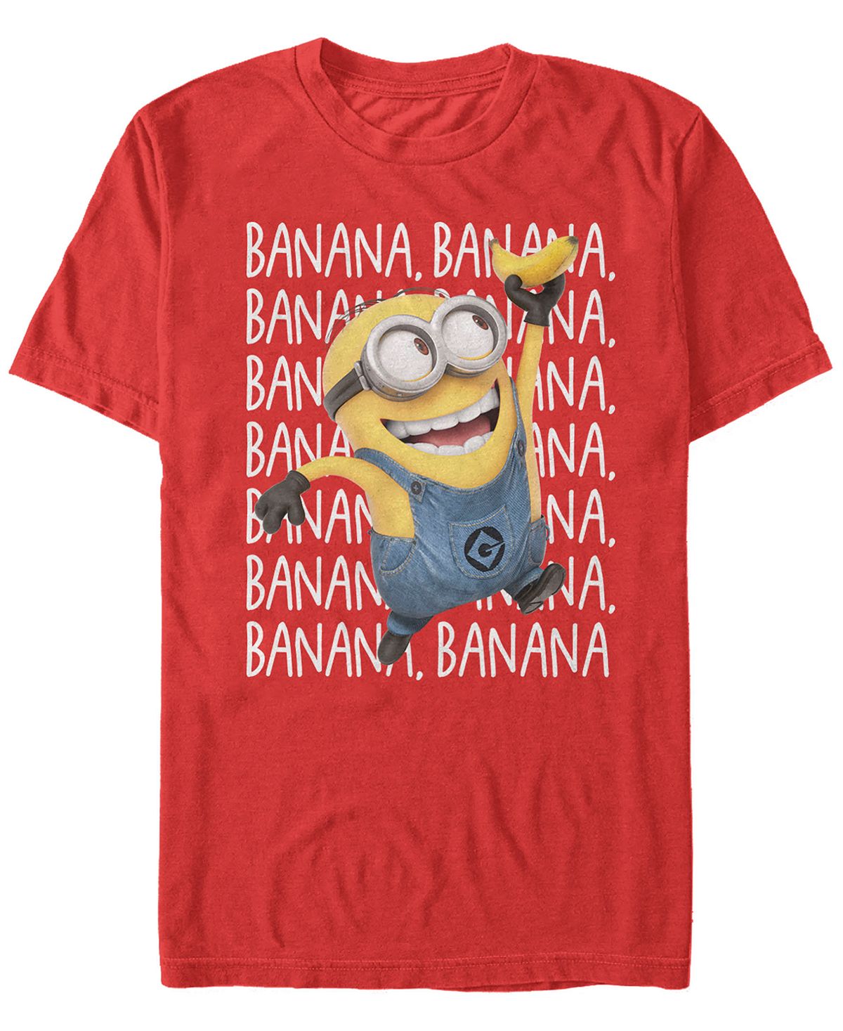 Мужская футболка с коротким рукавом gone bananas Fifth Sun, красный мужская футболка с коротким рукавом minions gone bananas fifth sun черный