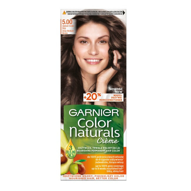 

Garnier Крем-краска для волос Color Naturals Creme 5.00 Deep Medium Brown