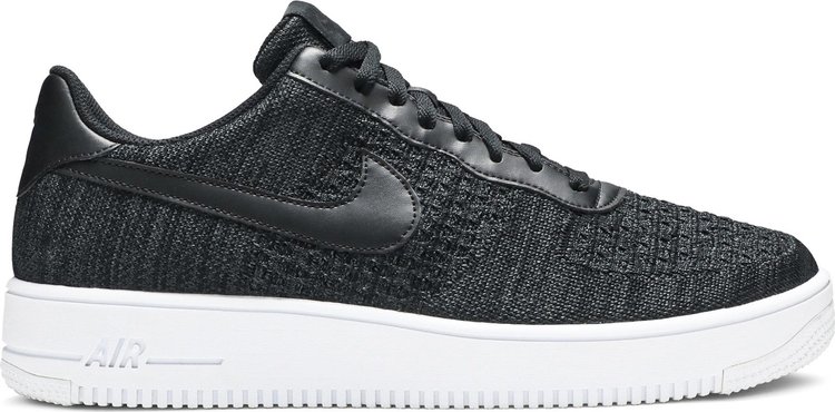 Кроссовки Nike Air Force 1 Flyknit 2.0 'Black Anthracite', черный - фото