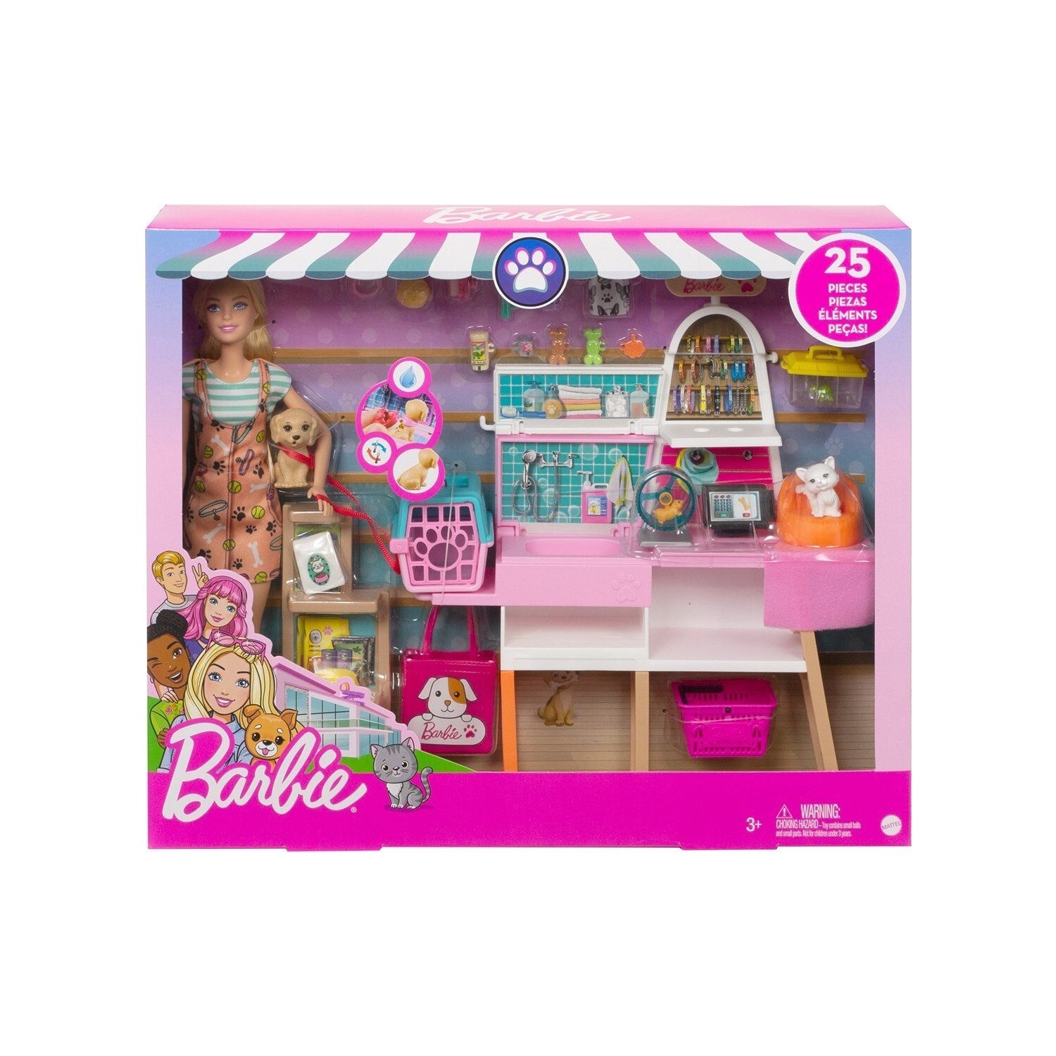 

Игровой набор Barbie Pet Shop GRG90