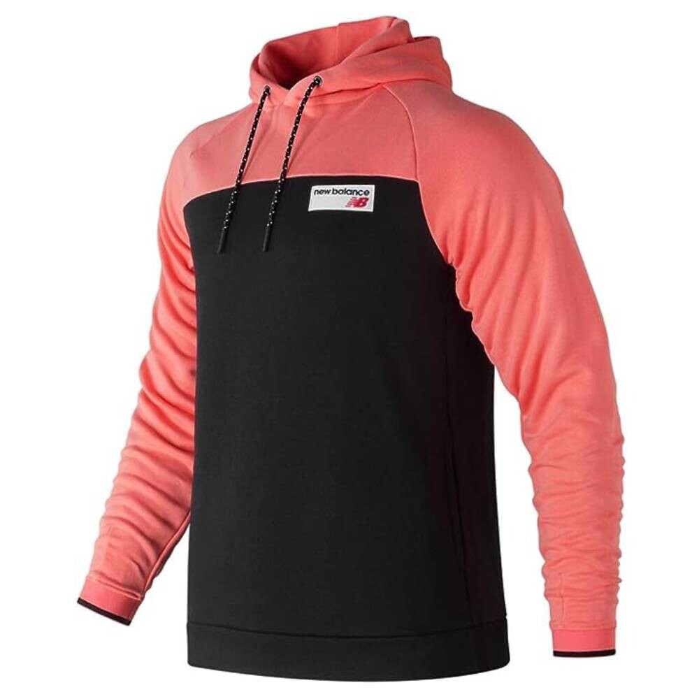 

Толстовка с капюшоном New Balance Athletics, черный/красный