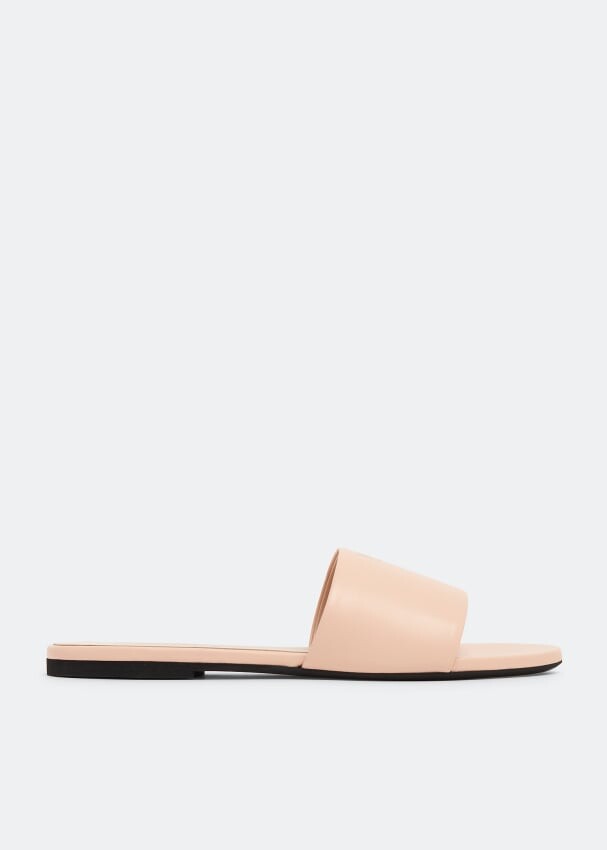 

Сандалии NO.21 Logo print slide sandals, розовый