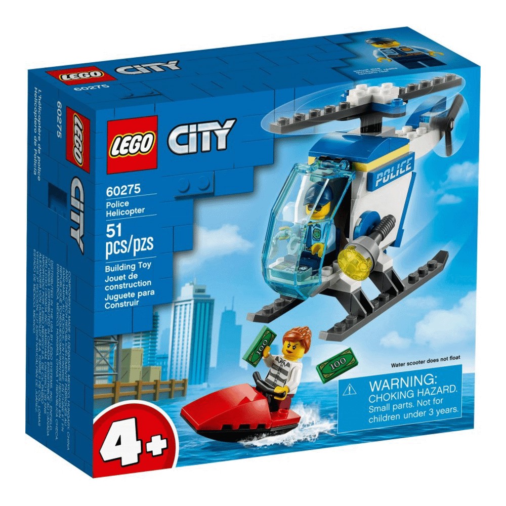цена Конструктор LEGO City Police 60275 Полицейский вертолёт