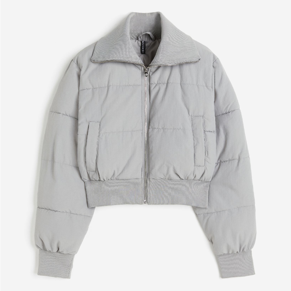 Куртка Puffer, светло-серый H&M