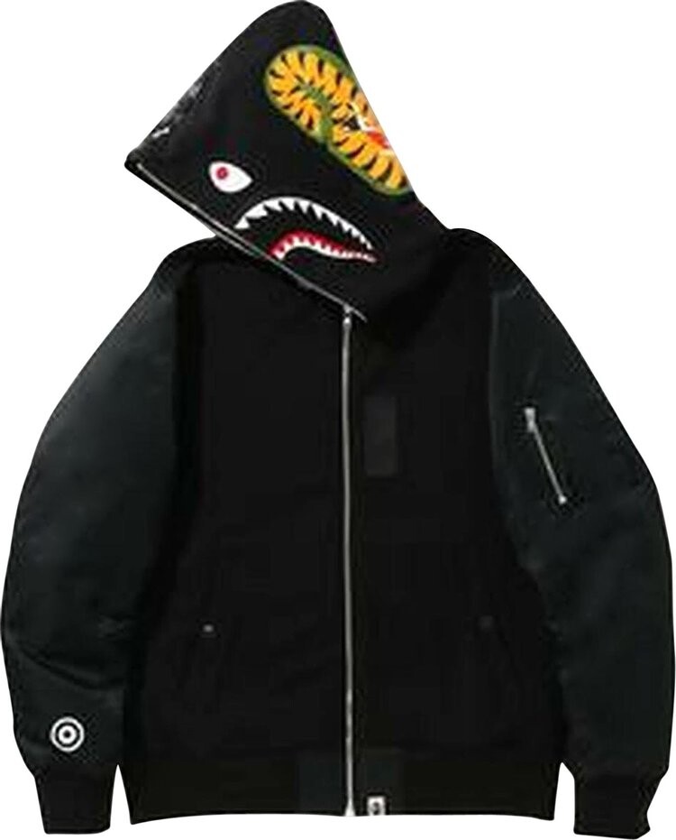 Jaket hoodie bape shark best sale