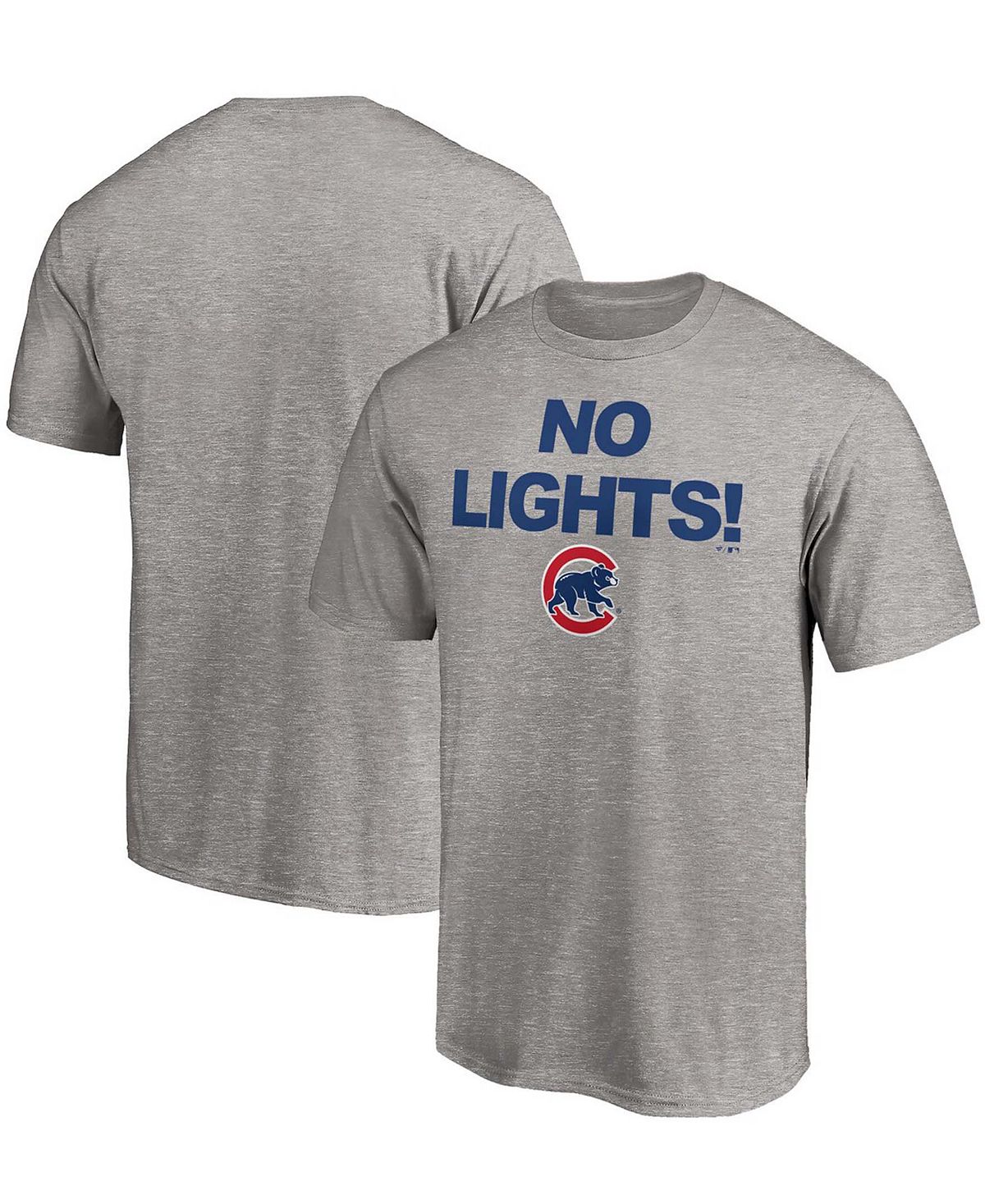 Мужская футболка chicago cubs hometown с меланжевым покрытием серого цвета Fanatics, мульти busy lion cubs