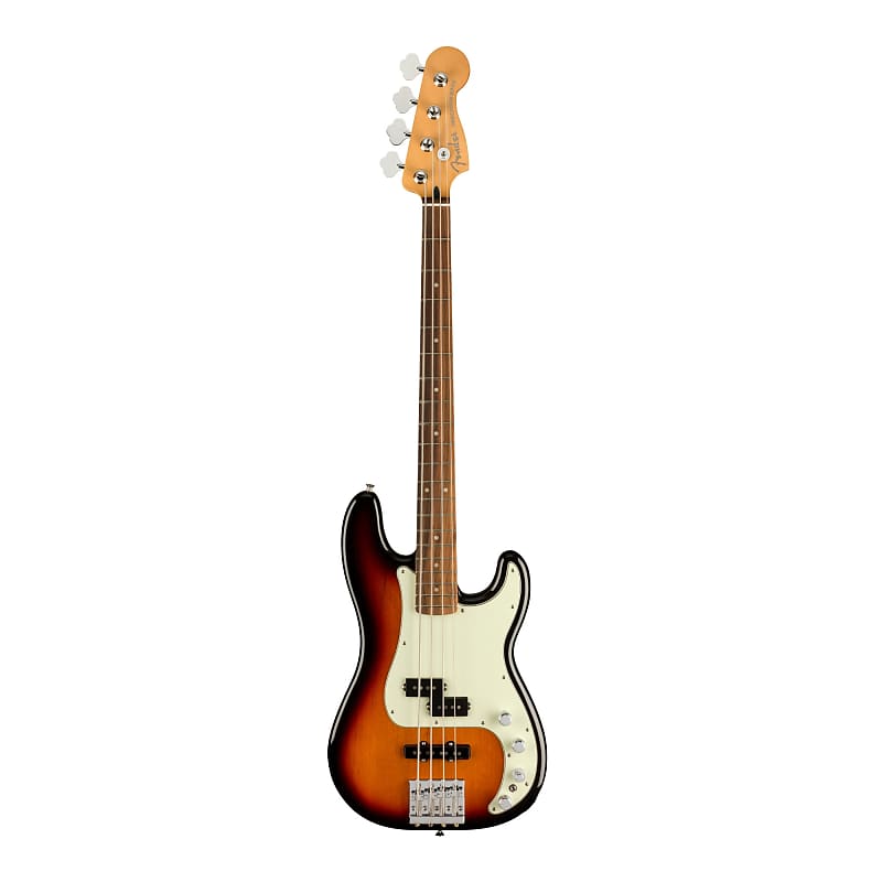 цена Fender Player Plus Precision 4-струнная бас-гитара (правая рука, 3 цвета Sunburst) Fender Player Plus Precision 4-String Bass Guitar (Right-Hand, 3-Color Sunburst)