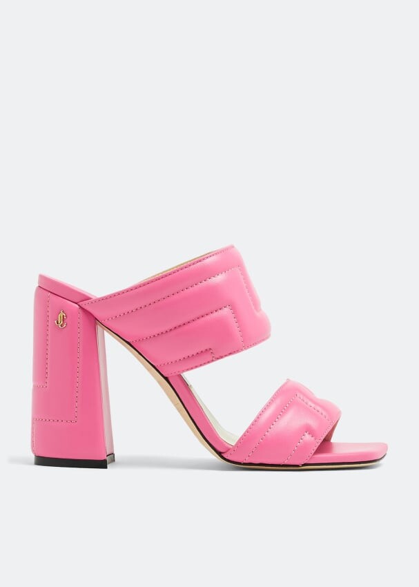 

Сандалии JIMMY CHOO Themis 100 sandals, розовый