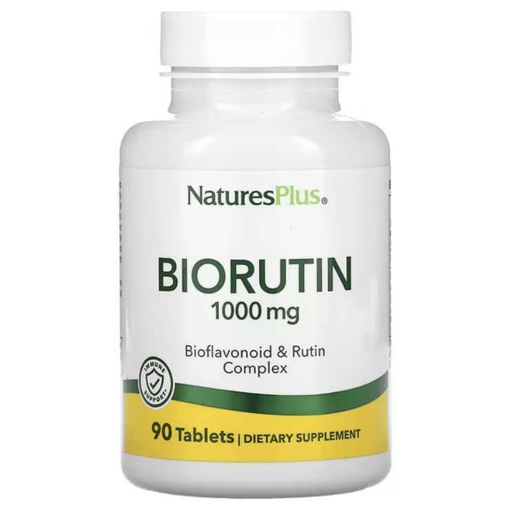 Биорутин, 1000 мг, 90 таблеток, NaturesPlus naturesplus панкреатин 1000 мг 60 таблеток