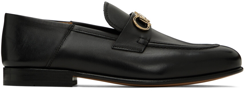 

Черные лоферы Gancini Ferragamo, Черный