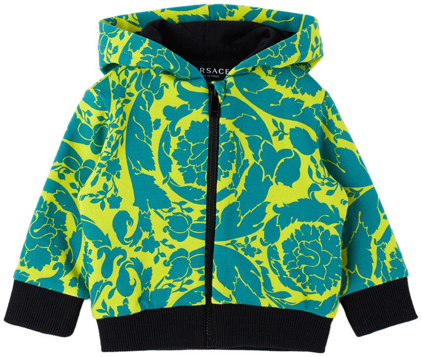 

Толстовка Baby Green & Yellow Barocco Зеленая Versace