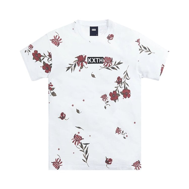 Футболка Kith Summer Floral Short-Sleeve Tee 'White', белый - фото