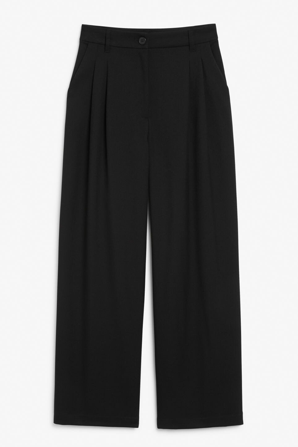 

Брюки Monki High Waist Wide Leg, черный