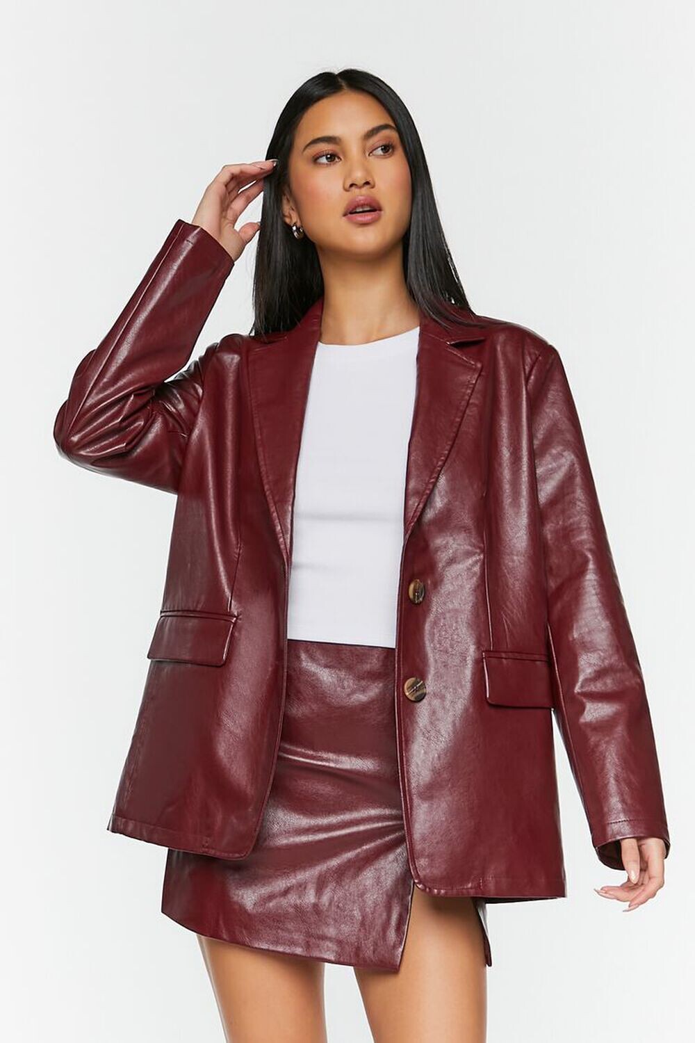 

Мини-юбка из искусственной кожи Forever 21